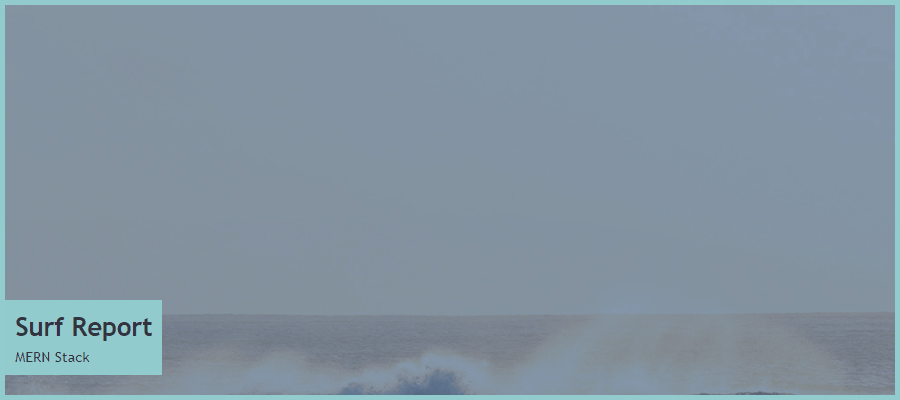 Surf report